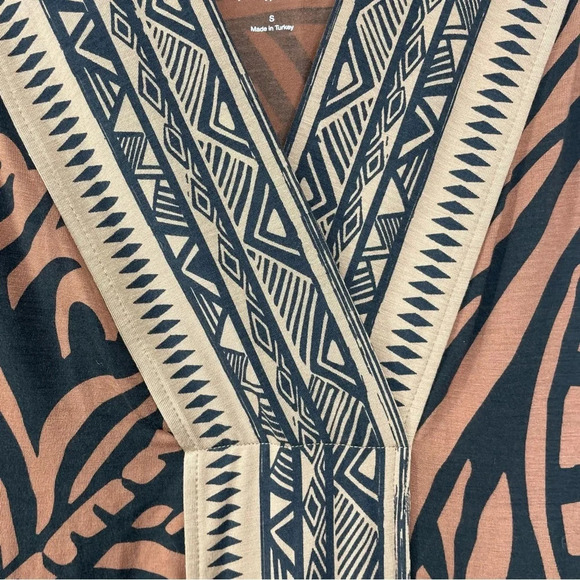 Soft Surroundings super soft maxi dress Serengeti Small - Picture 4 of 5